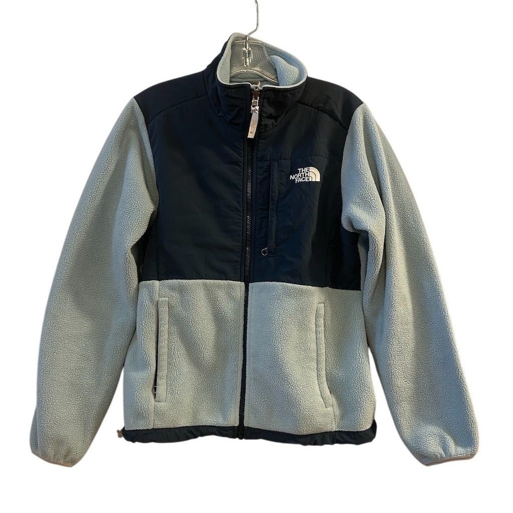 The North Face Women's Denali Fleece Jacket Small Two tone‎ Dark and Light Blue